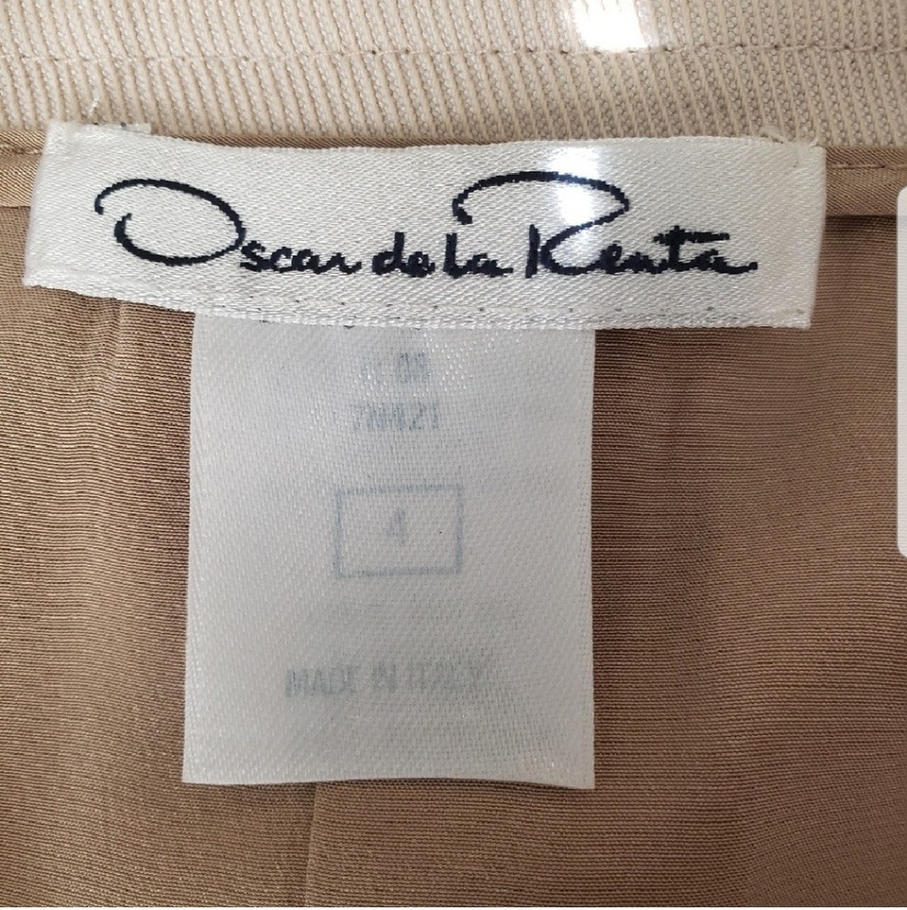 Oscar De La Renta: Zipper Detail Skirt - Picture 3 of 4